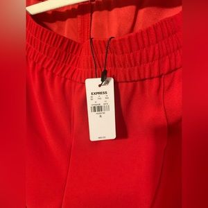 Express HIGH WAISTED SEAMED PULL ON WIDE LEG PANT XL NWT